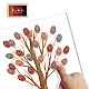 Дерево отпечатков пальцев фламинго ahandmaker DIY-WH0466-012-3