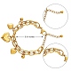 Titanium Steel Heart Charm Bracelets for Women BJEW-BB69676-I-2