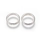 Sterling Silver Bead Frames X-STER-E062-06S-2