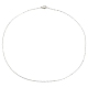 10 pièces 304 colliers de chaîne de câble en acier inoxydable pour hommes femmes NJEW-YW0001-06-2