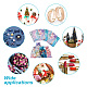 Nbeads 100 Uds 4 colores bolsas de regalo con cordón de organza de encaje rectangular OP-NB0001-15-6