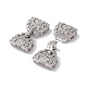 Brass Micro Pave Clear Cubic Zirconia Fold Over Clasps KK-G420-12P-3