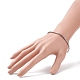 Bracelet extensible perlé colonne de verre pour femme BJEW-JB08625-02-3