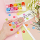 NBEADS 10 Colors Acrylic Sewing Buttons for Costume Design BUTT-NB0001-37-3