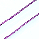 メタリック糸  刺しゅう糸  9プライ  パープル  0.8mm  約328.08ヤード（300m）/ロール MCOR-G001-0.8mm-02-2