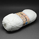 柔らかい手編み糸  コットンで  パン繊維とCOFFエキス  ホワイト  2.5mm  約100グラム/ロール  5のロール/袋 YCOR-R011-01-1