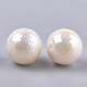 Acrylic Imitation Pearl Beads X-OACR-S024-15-14mm-2
