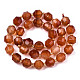 Chapelets de perles d'agate naturelle G-T131-82B-13-2