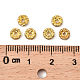 Perles séparateurs en laiton avec strass&nbsp;RB-A014-L5mm-01G-3