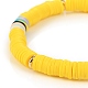 Handmade Polymer Clay Heishi Beads Stretch Bracelets BJEW-JB05304-02-2