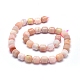 Rosa naturale perline opale fili G-D0010-15A-2
