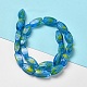 Handmade Milleflori Glass Beads Strands X-EGLA-P053-04A-01-2