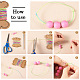 Craftdady 30M 3 Colors Round Polyester Elastic Cord EC-CD0001-01-5