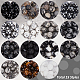 Pandahall elite 300 pz 15 stili perline di pietre preziose miste naturali e sintetiche G-PH0002-34-4