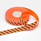 Stripe Pattern Printed Grosgrain Ribbons for Gift Packing SRIB-L003-16mm-02-1