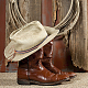 CRASPIRE 4Pcs 4 Styles Crystal Rhinestone Southwestern Cowboy Hat Belt DIY-CP0009-18-6