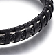 Bracelets en cuir tressé BJEW-E352-07B-2