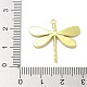 Подвески из латуни с эмалью в стойку KK-L224-042G-03-3