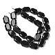 Natürlichen Obsidian Perlen Stränge&nbsp;G-P544-B03-01-3