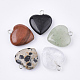 Natural & Synthetic Mixed Gemstone Pendants G-S349-04-1