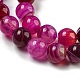 Agata a strisce naturali / fili di perle di agata fasciate G-K166-13-10mm-03-3