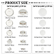 Fingerinspire DIY-Kit zur Herstellung leerer Broschen IFIN-FG0001-05-2