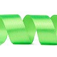 片面ソリッドカラーサテンリボン  工芸品を作るため  縫い  パーティーの結婚式の装飾  グリーン  1インチ（25~26mm）  約100ヤード/ロール（91.44メートル/ロール） SRIB-S052-25mm-052-5