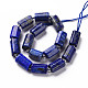 Chapelets de perles en lapis-lazuli naturel X-G-S345-8x11-002-2