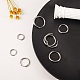 6 пара 6 стильных маленьких сережек-кольца для девочек и женщин EJEW-SZ0001-51-4