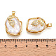 Кулоны с натуральным жемчугом барокко PEAR-N020-07L-3