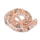 Natürliche sunstone Perlen Stränge&nbsp;G-L651-C05-4mm-3