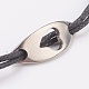 Verstellbare natürliche Edelstein Schnur Perlen Armbänder BJEW-JB03583-4