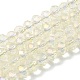 Chapelets de perles en verre électroplaqué EGLA-D020-6x4mm-70-1