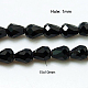 Perlas de cristal de cristal hebras GLAA-D034-15x10mm-14-1