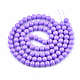 Painted Glass Beads Strands X-DGLA-S071-8mm-B38-2