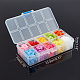 NBEADS 10 Colors Acrylic Sewing Buttons for Costume Design BUTT-NB0001-37-6