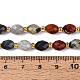 Natürliches Bild Jaspis Perlen Stränge&nbsp;G-N342-35-8x6-09-5