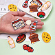 PandaHall Jewelry 80Pcs 8 Style Computerized Embroidery Cloth Iron On/Sew On Patches DIY-PJ0001-22-5