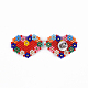 Handmade Japanese Seed Beads Stud Earrings EJEW-JE03356-04-2