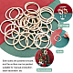 NBEADS 100 Pcs 60mm Unfinished Wood Pieces Rings Shape WOOD-NB0001-98A-4