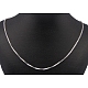 Große Valentinstag Geschenk 304 Feld Edelstahlkette Halsketten X-NJEW-507L-11-3