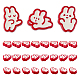 DICOSMETIC 24Pcs 3 Styles Cute Bunny Beads Enamel Rabbit Beads Easter Rabbit Beads Animal Theme Beads Loose Spacer Beads Opaque Acrylic Spacer Beads for DIY Jewelry Making SACR-DC0001-06-1