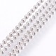 Electroplated 925 Sterling Silver Ball Chains STER-I015-01C-1