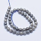 Perles de labradorite naturelles galvanisées G-G723-8mm-2