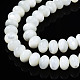 Coquilles de trochides naturelles/perles de coquilles de troca encadrent des brins SSHEL-S266-028-3
