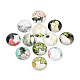Flat Back Kitten Theme Glass Cabochons for DIY Projects X-GGLA-S030-12mm-083-1