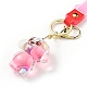 Porte-clés pendentif chien en acrylique KEYC-G050-03LG-5
