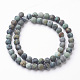 Brins de perles turquoises africaines naturelles (jaspe) G-P214-03-6mm-2