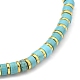 Bracelets de perles extensibles en howlite naturelle BJEW-JB05496-04-2