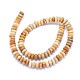 Natural Fossil Coral Beads Strands G-O180-19-2